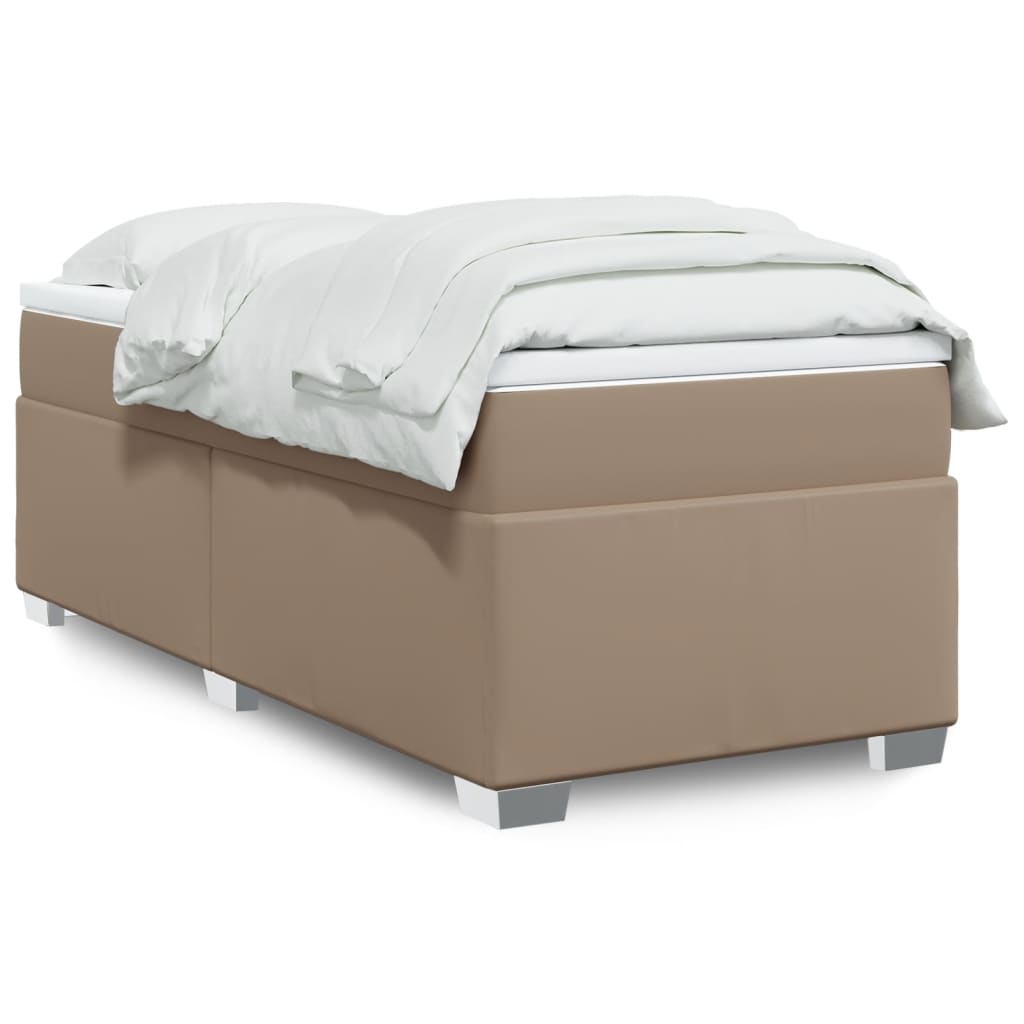 Box Spring Postel S Matrací Umělá Kůže