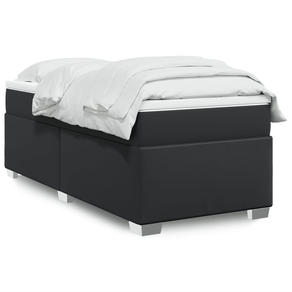 Box Spring Postel S Matrací Umělá Kůže
