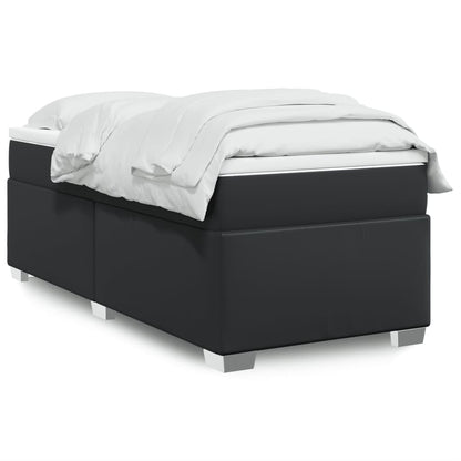 Box Spring Postel S Matrací Umělá Kůže