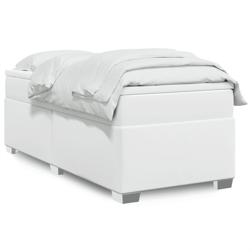 Box Spring Postel S Matrací Umělá Kůže