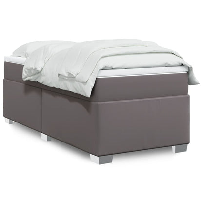Box Spring Postel S Matrací Umělá Kůže