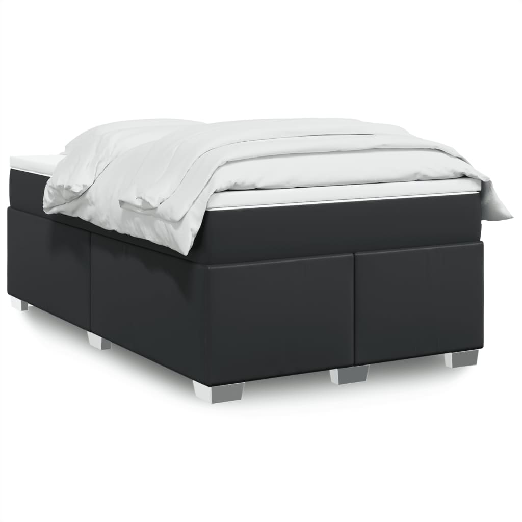 Box Spring Postel S Matrací Umělá Kůže