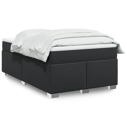 Box Spring Postel S Matrací Umělá Kůže