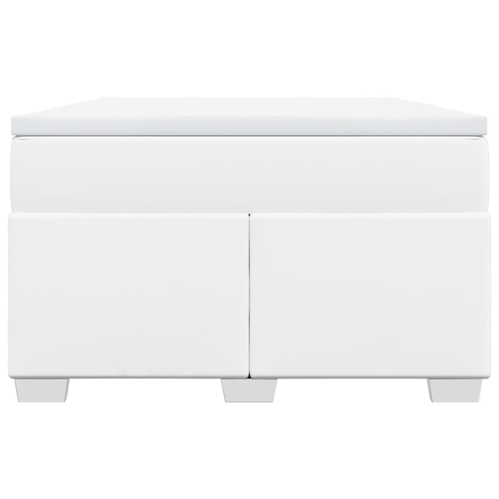 Box Spring Postel S Matrací Umělá Kůže