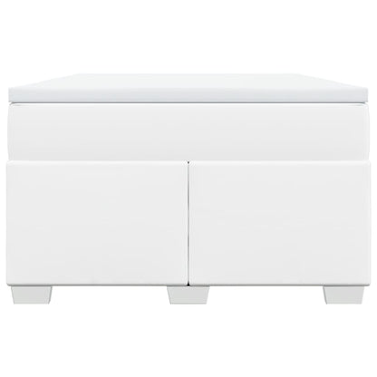 Box Spring Postel S Matrací Umělá Kůže