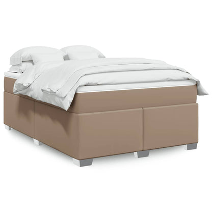 Box Spring Postel S Matrací Umělá Kůže
