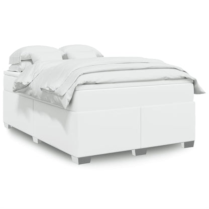 Box Spring Postel S Matrací Umělá Kůže