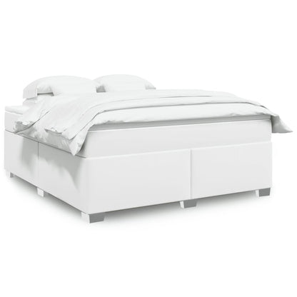Box Spring Postel S Matrací Umělá Kůže