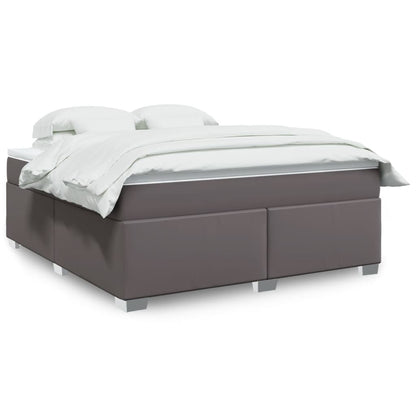 Box Spring Postel S Matrací Umělá Kůže