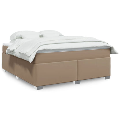 Box Spring Postel S Matrací Umělá Kůže