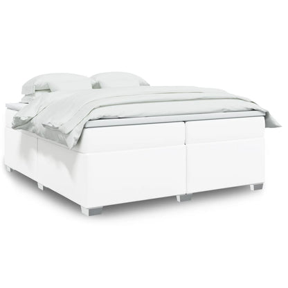 Box Spring Postel S Matrací Umělá Kůže
