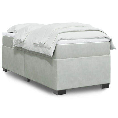 Box Spring Postel S Matrací Samet