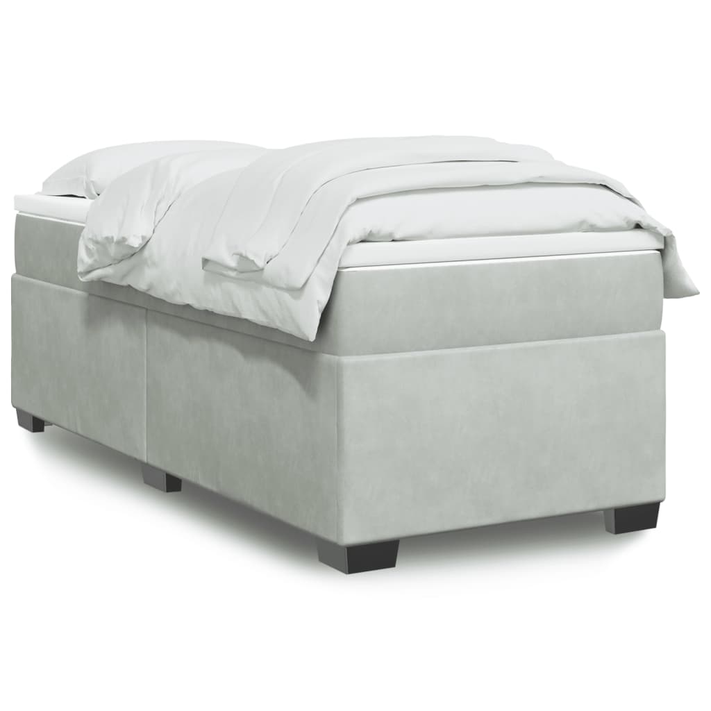 Box Spring Postel S Matrací Samet