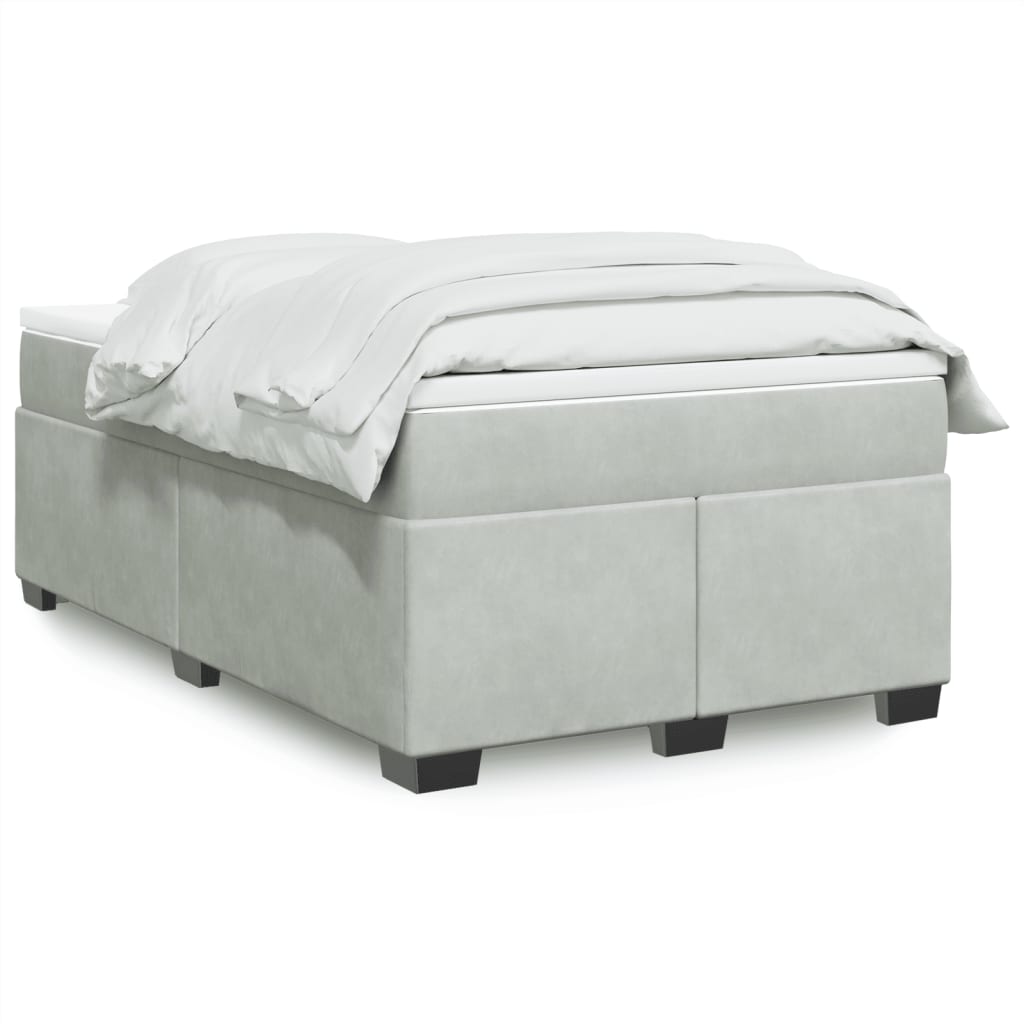 Box Spring Postel S Matrací Samet