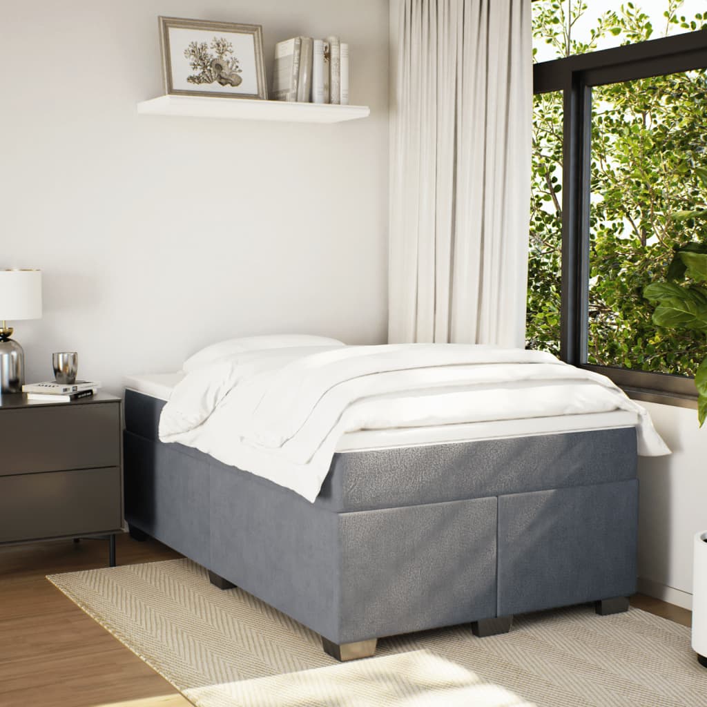 Box Spring Postel S Matrací Samet