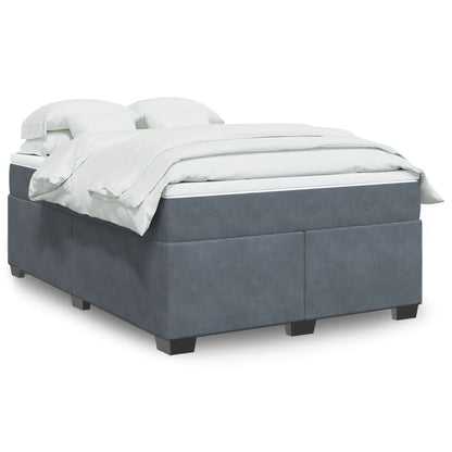 Box Spring Postel S Matrací Samet