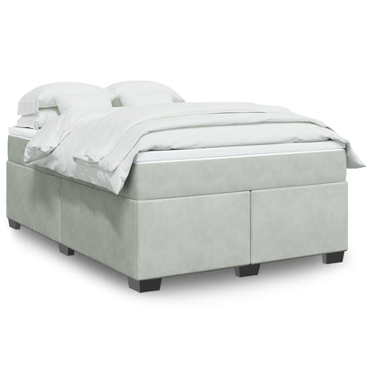Box Spring Postel S Matrací Samet