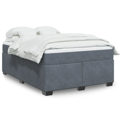 Box Spring Postel S Matrací Samet