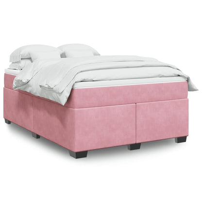 Box Spring Postel S Matrací Samet