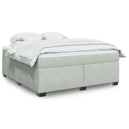 Box Spring Postel S Matrací Samet