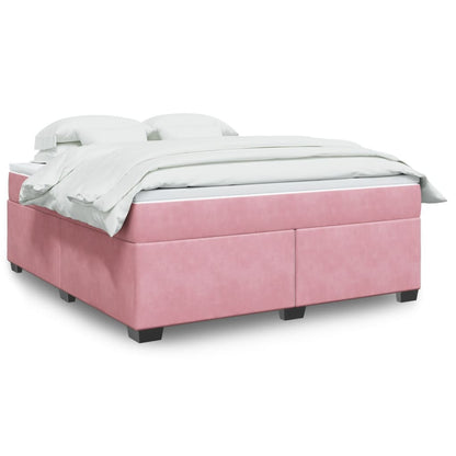 Box Spring Postel S Matrací Samet