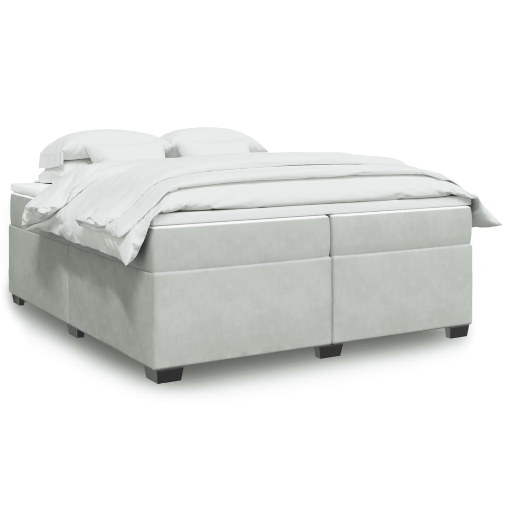 Box Spring Postel S Matrací Samet