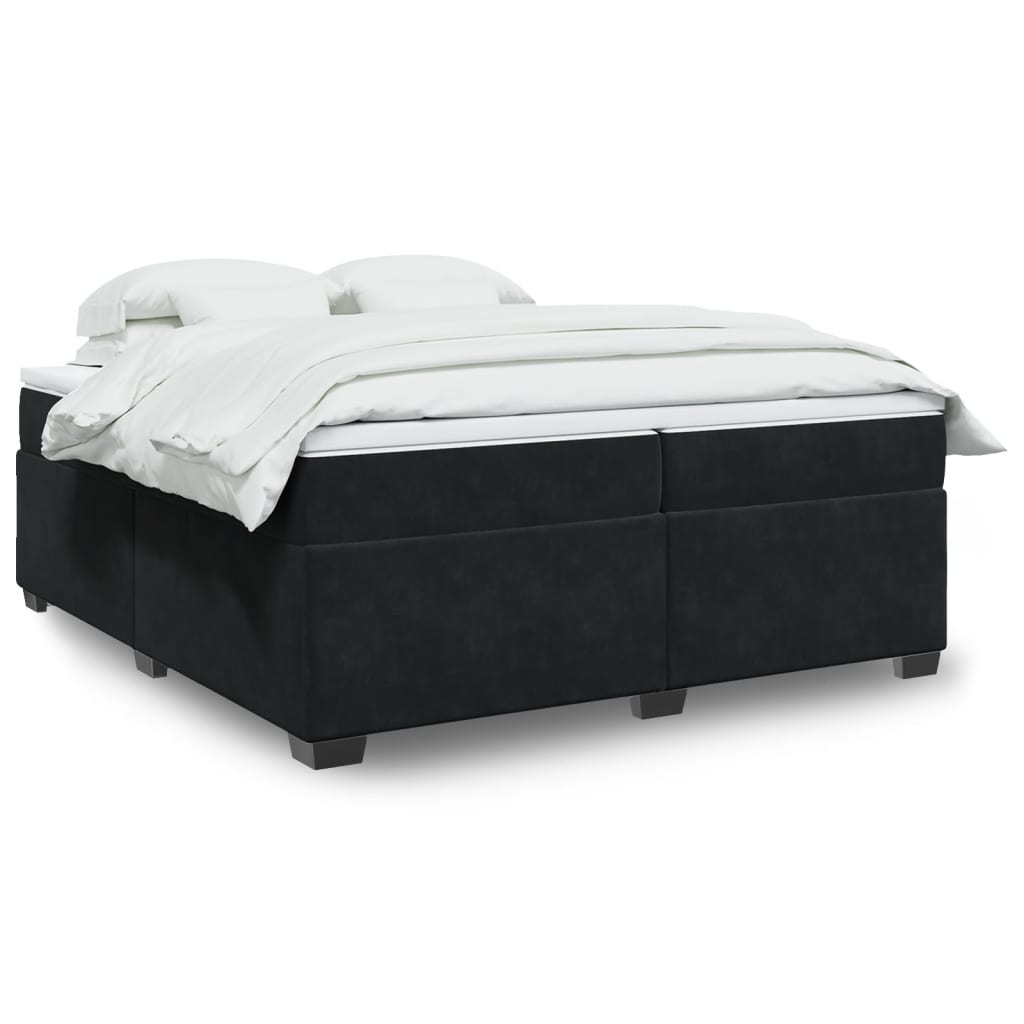 Box Spring Postel S Matrací Samet
