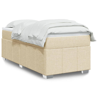 Box Spring Postel S Matrací Černá Textil