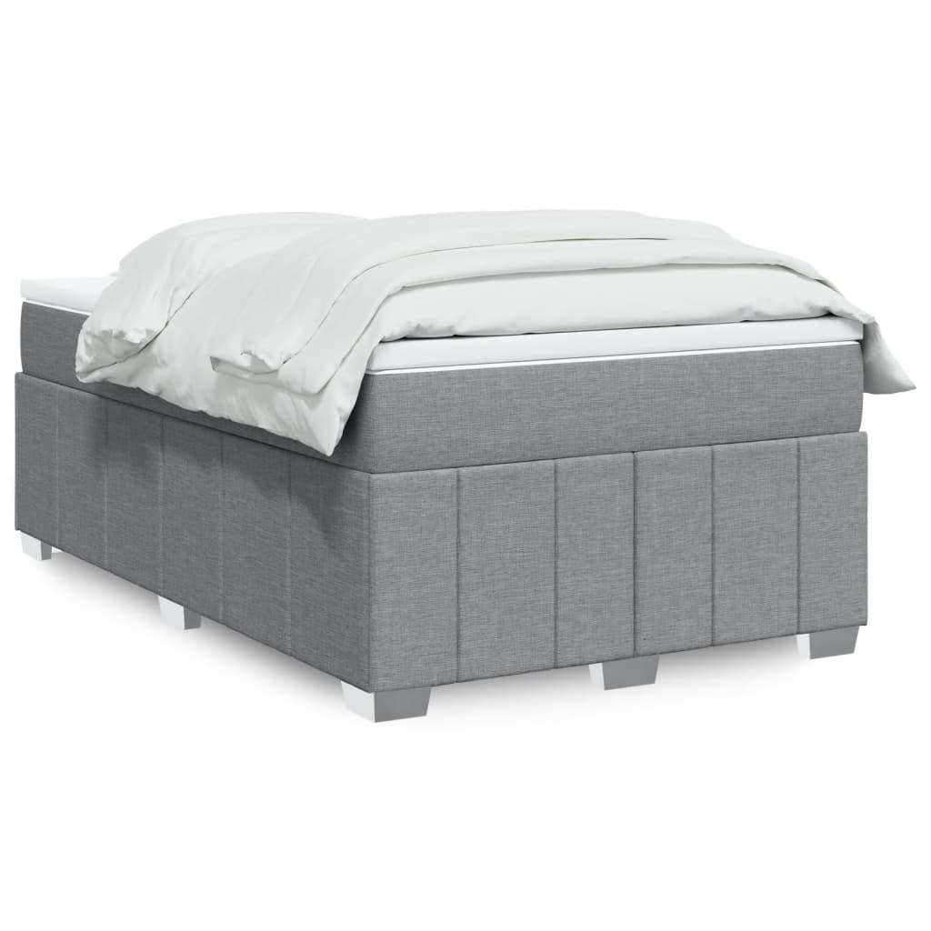 Box Spring Postel S Matrací Černá Textil