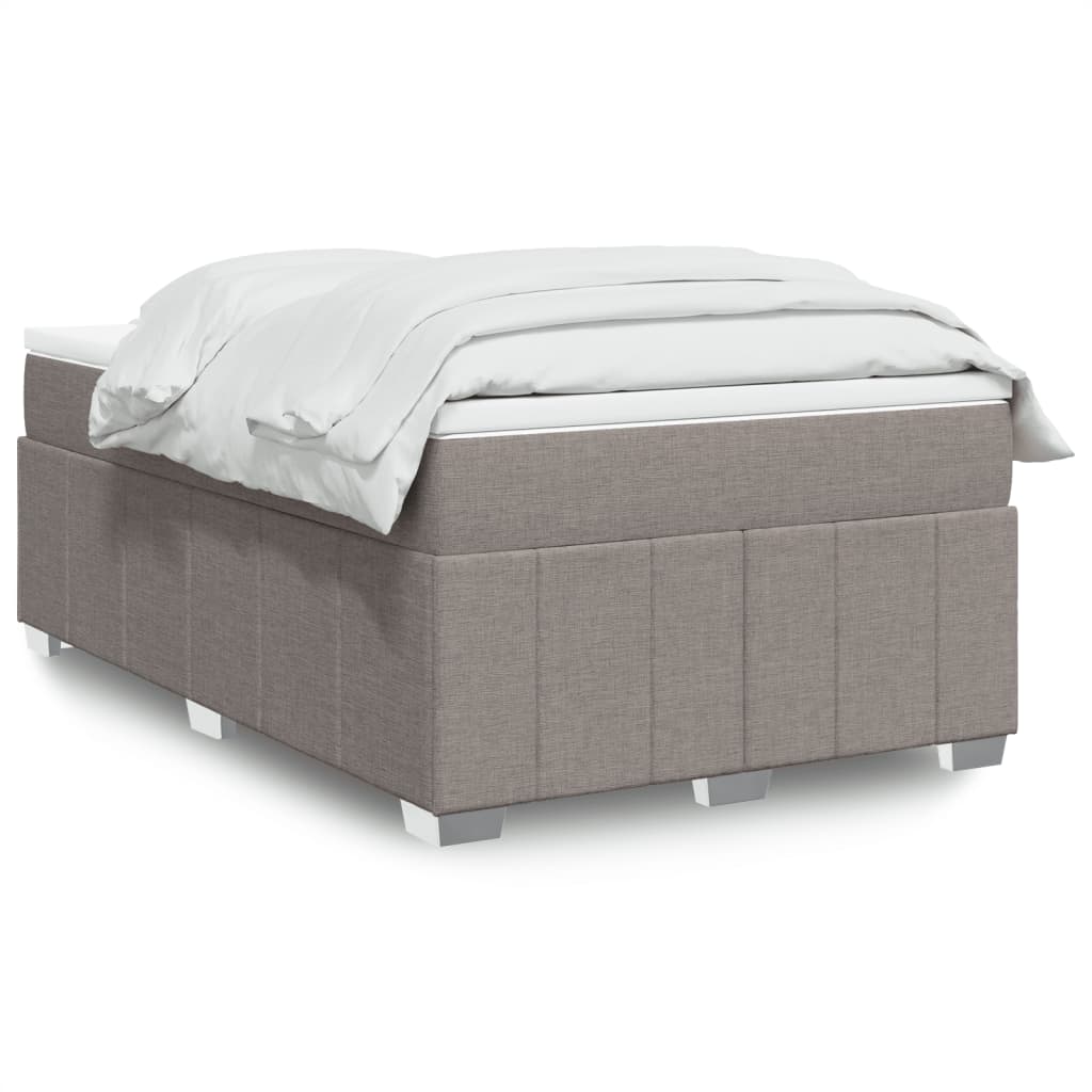 Box Spring Postel S Matrací Černá Textil