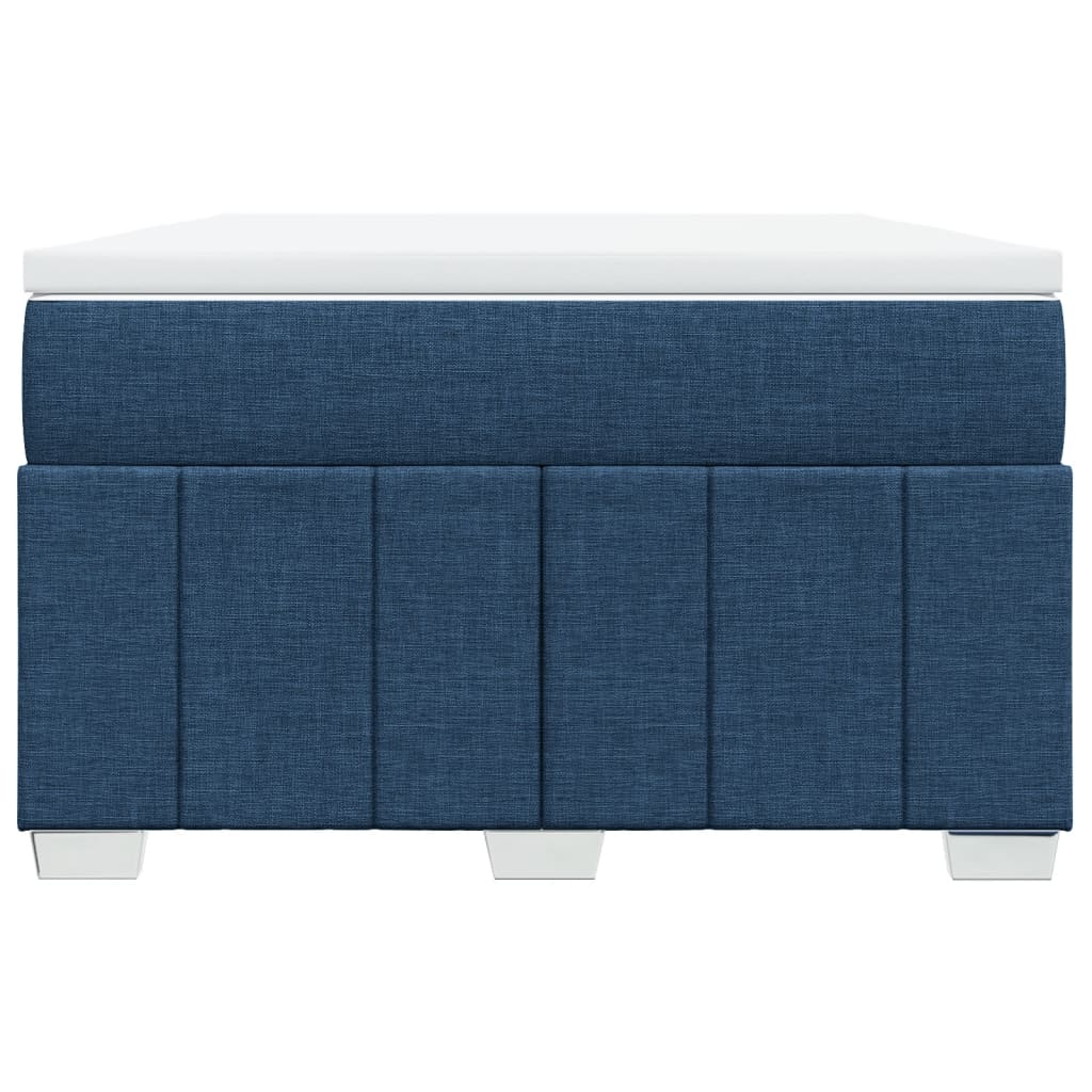 Box Spring Postel S Matrací Černá Textil