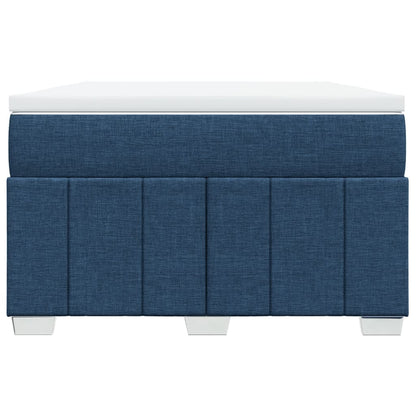 Box Spring Postel S Matrací Černá Textil