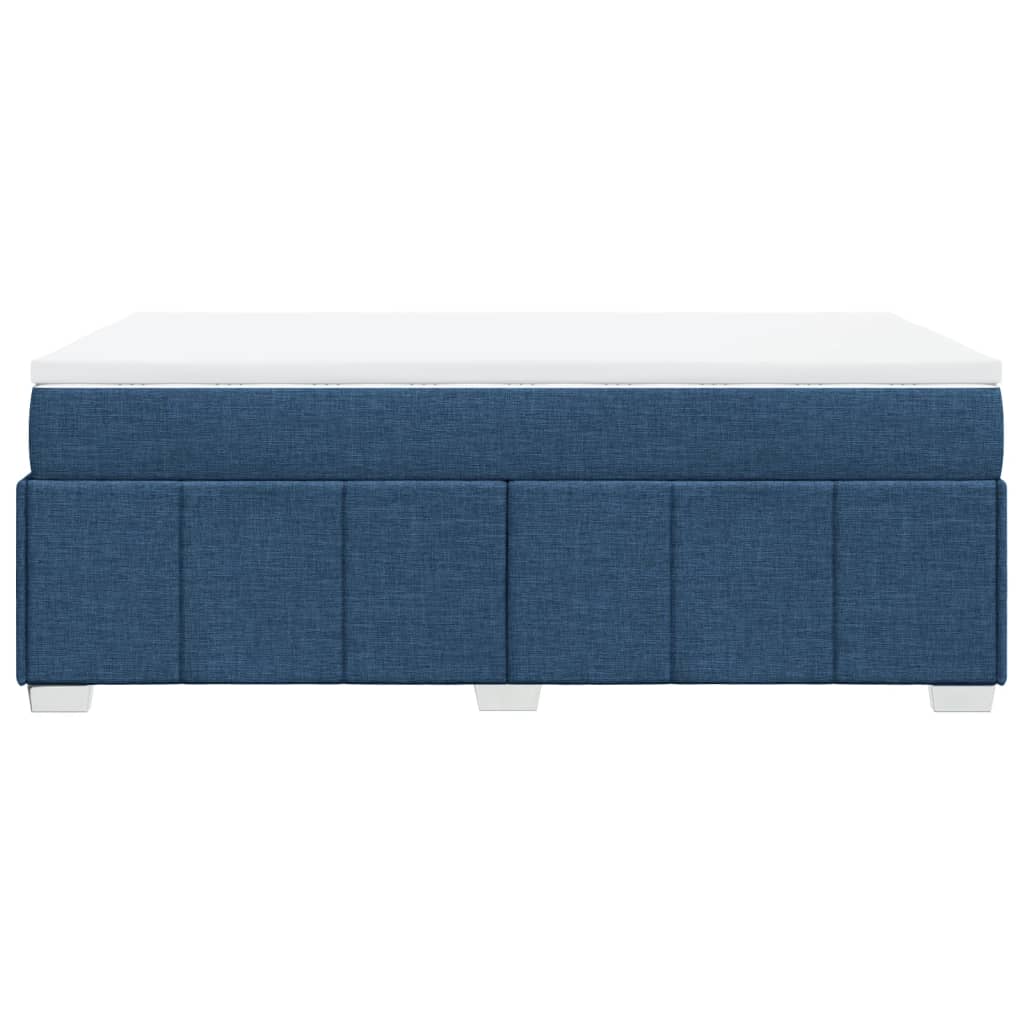 Box Spring Postel S Matrací Černá Textil