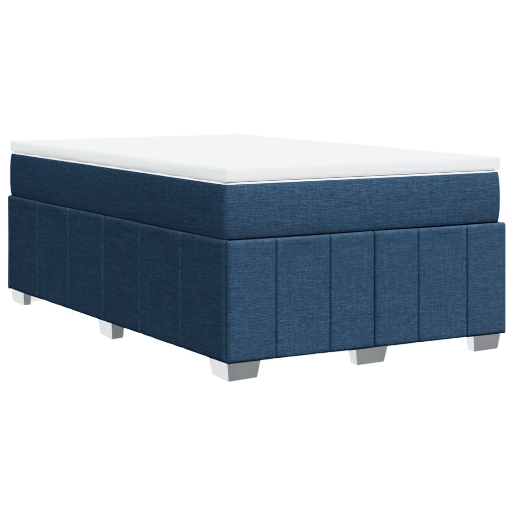 Box Spring Postel S Matrací Černá Textil