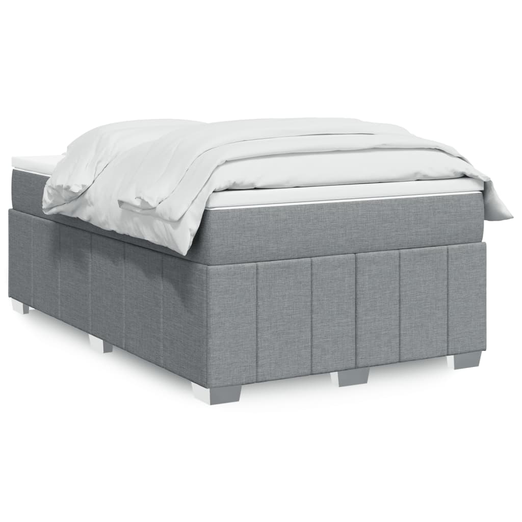 Box Spring Postel S Matrací Černá Textil