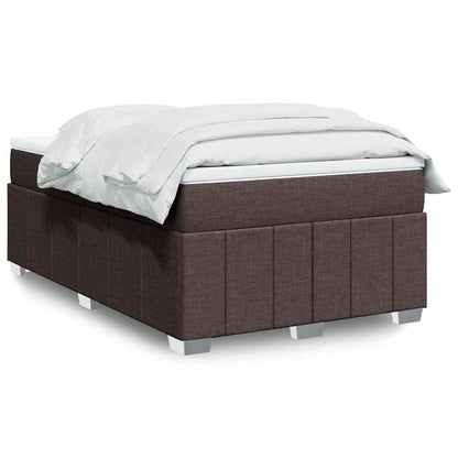 Box Spring Postel S Matrací Černá Textil