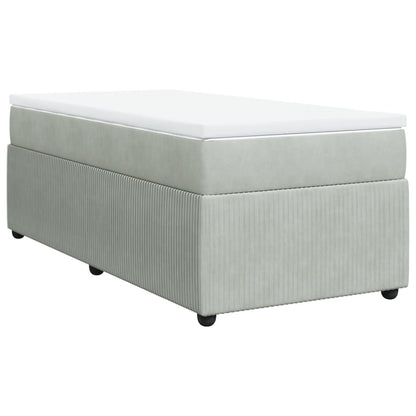 Box Spring Postel S Matrací Samet