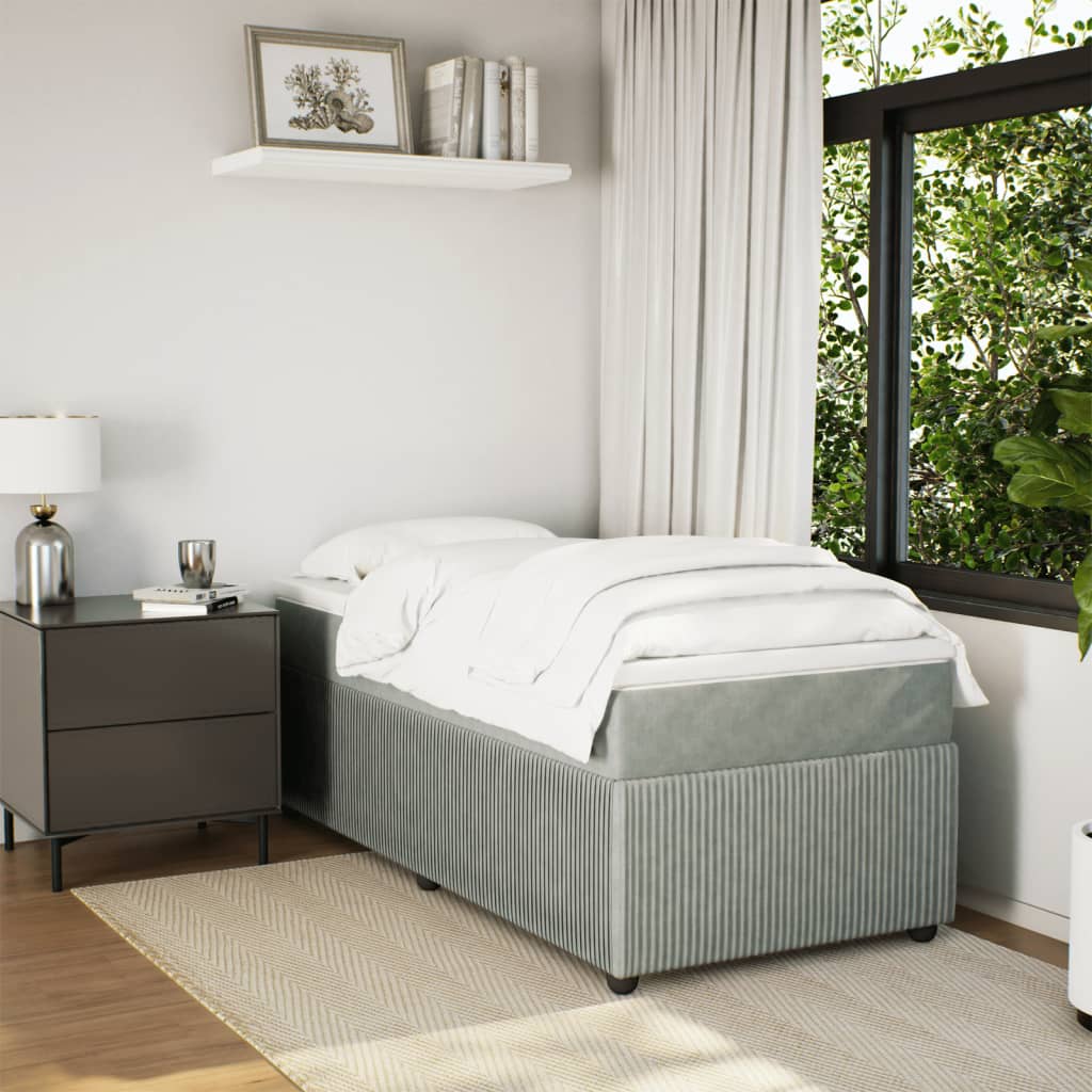 Box Spring Postel S Matrací Samet