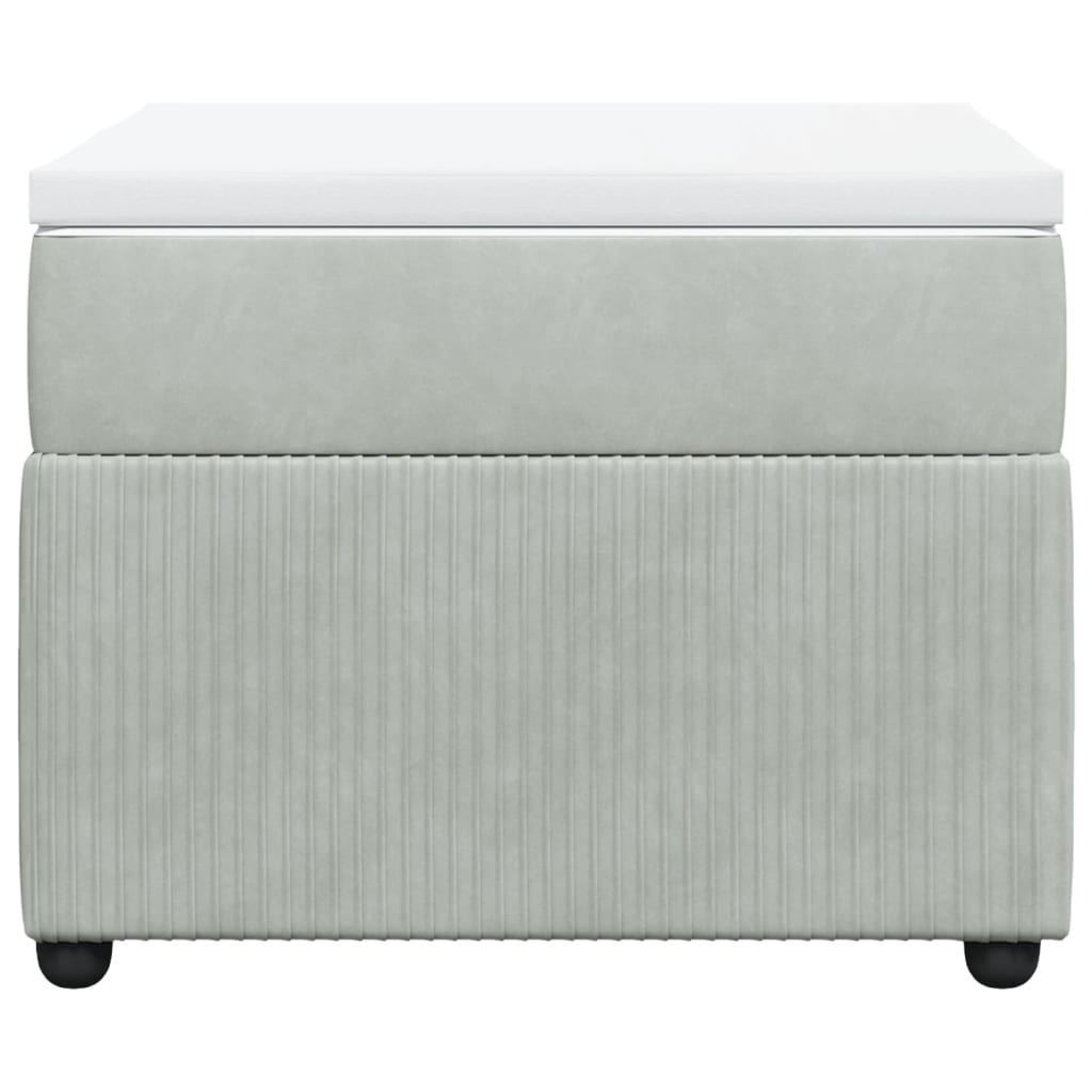 Box Spring Postel S Matrací Samet