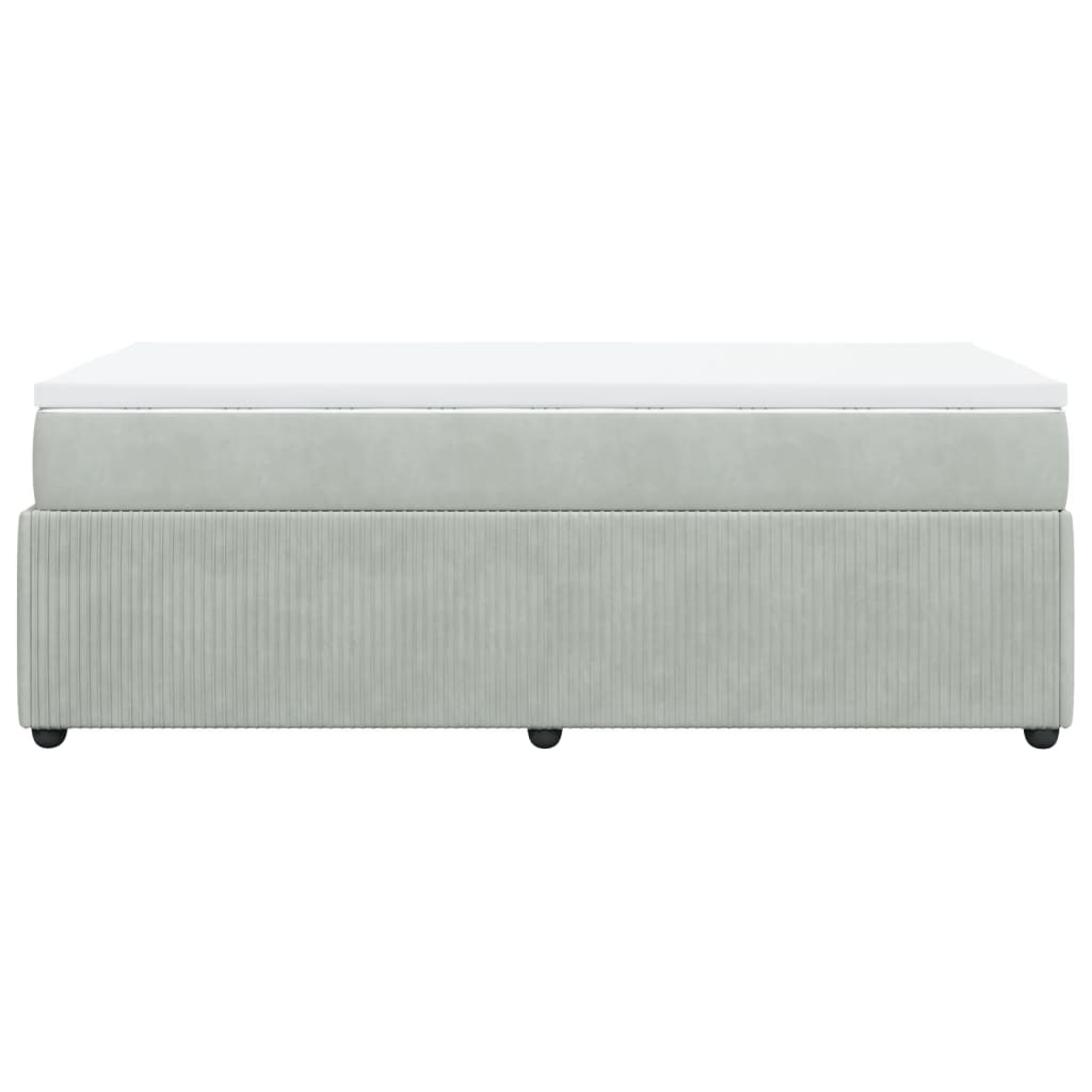 Box Spring Postel S Matrací Samet
