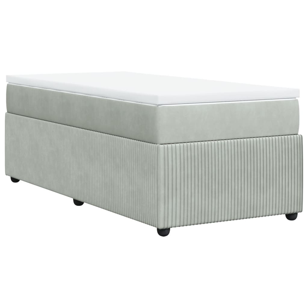 Box Spring Postel S Matrací Samet