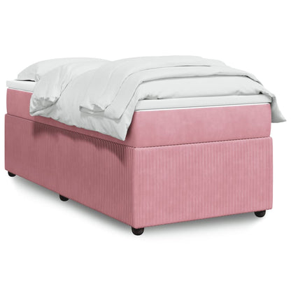 Box Spring Postel S Matrací Samet