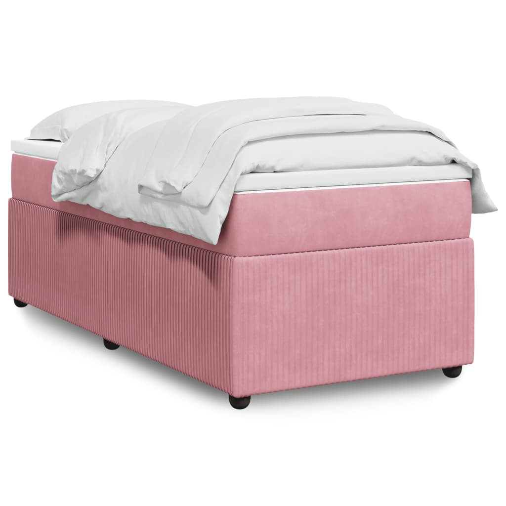 Box Spring Postel S Matrací Samet