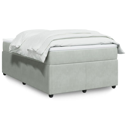 Box Spring Postel S Matrací Samet