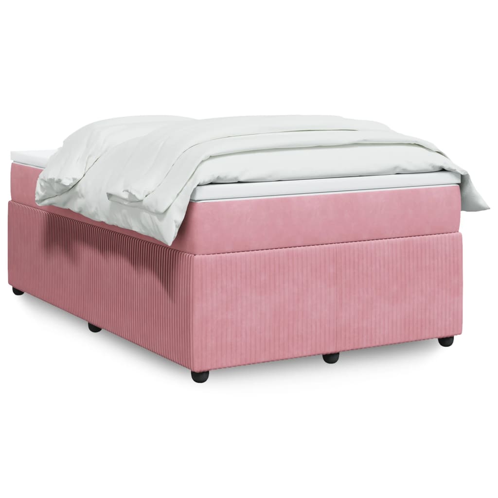 Box Spring Postel S Matrací Samet