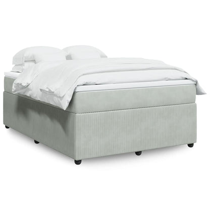 Box Spring Postel S Matrací Samet