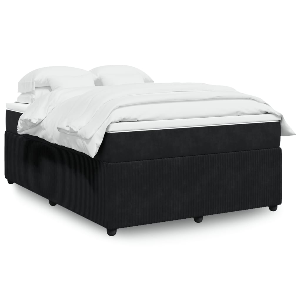 Box Spring Postel S Matrací Samet