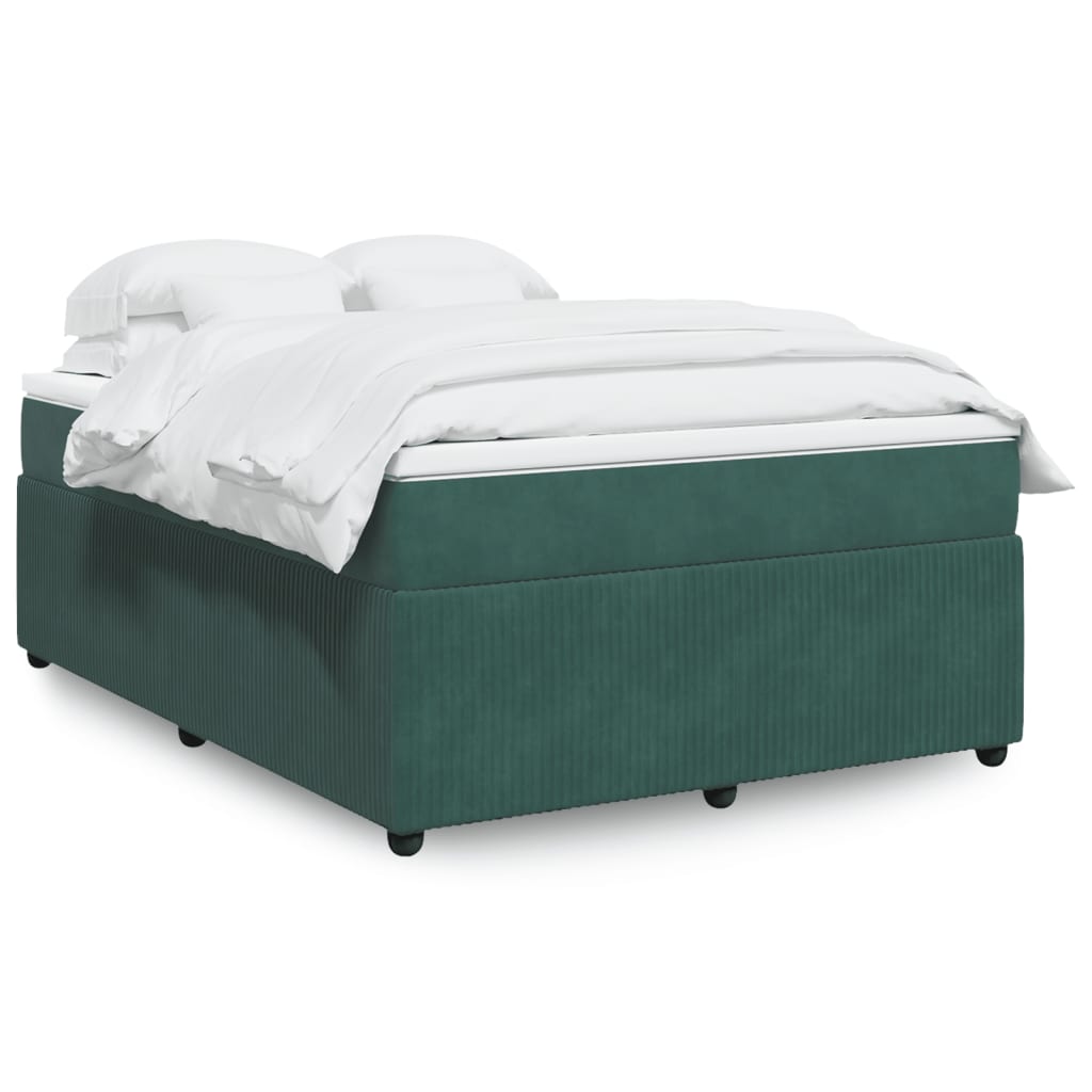 Box Spring Postel S Matrací Samet
