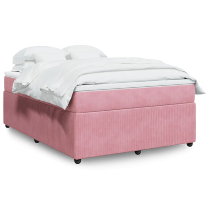Box Spring Postel S Matrací Samet