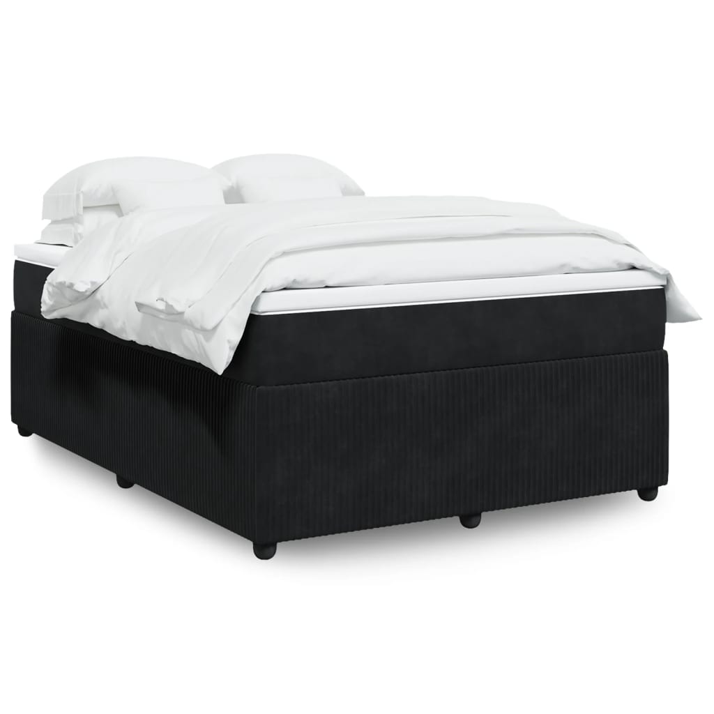 Box Spring Postel S Matrací Samet